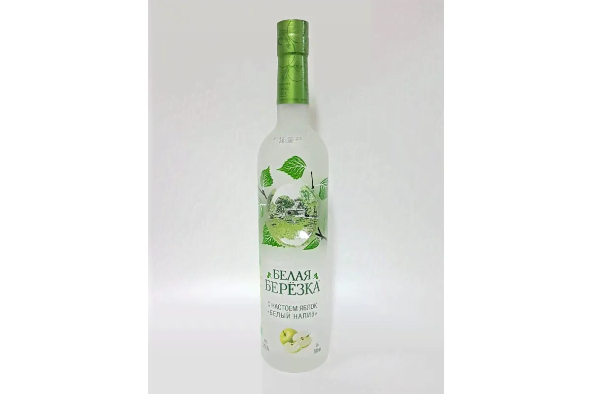 Наст-ка гор.Белая березка с наст.яблокБелый налив0,5л 38%