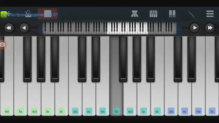 ,, Берёза белая" Владимир Шаинский Perfect Piano tutorial на пианино одним пальцем