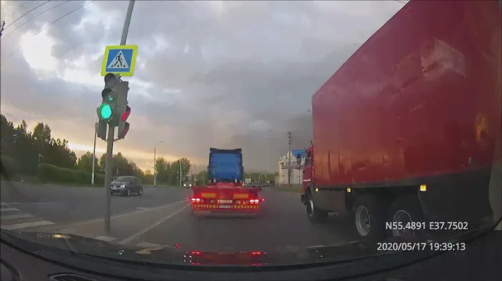 Driving in Moscow agglomeration: Мелихово - Люблино 17/05/2020 (timelapse)