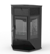Печь-камин Березка Hors - 13 (Хорс) Black Stove, сталь+чугун (Березка) до 280 м3