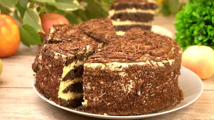 Лучший Домашний торт родом из  СИБИРИ с незабываемым вкусом Торт Черемуховый