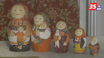 Коллекцию уникальных загорских матрёшек привезли в Череповец