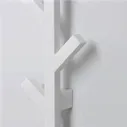 Вешалка настенная Березка, 6 крючков, 58×14×8 см, цвет белая