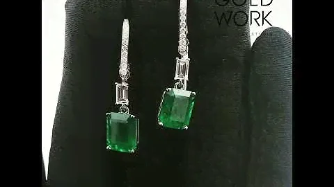 Серьги с изумрудами Краснодар