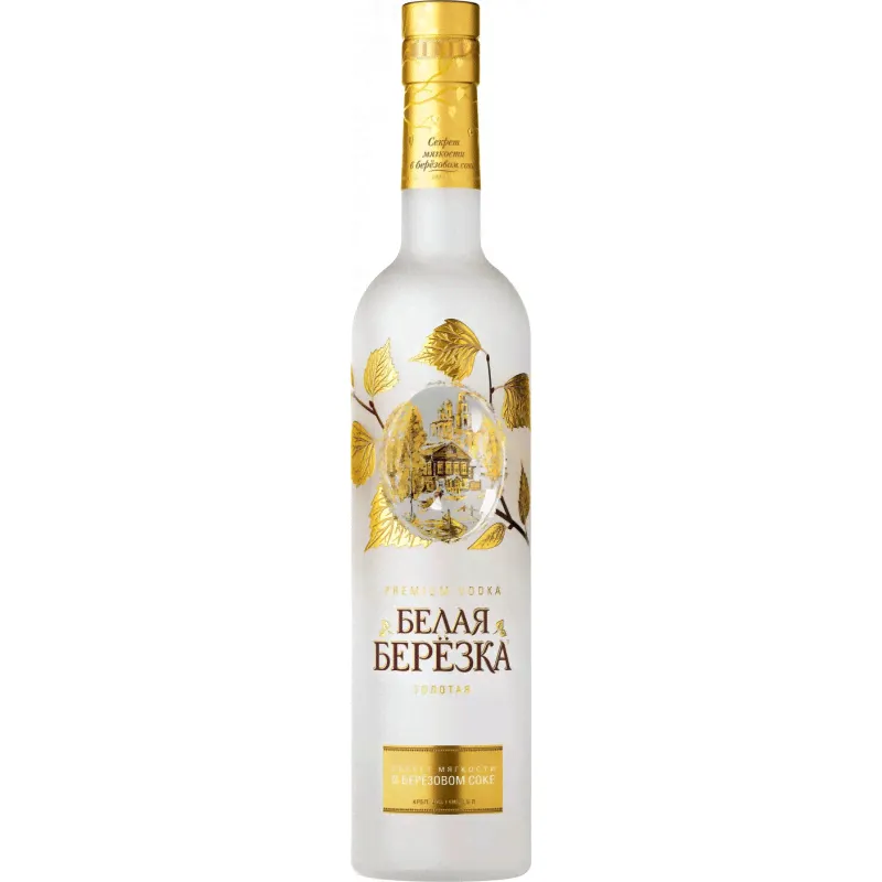 Водка Белая Березка Золотая, 0.5 л-0