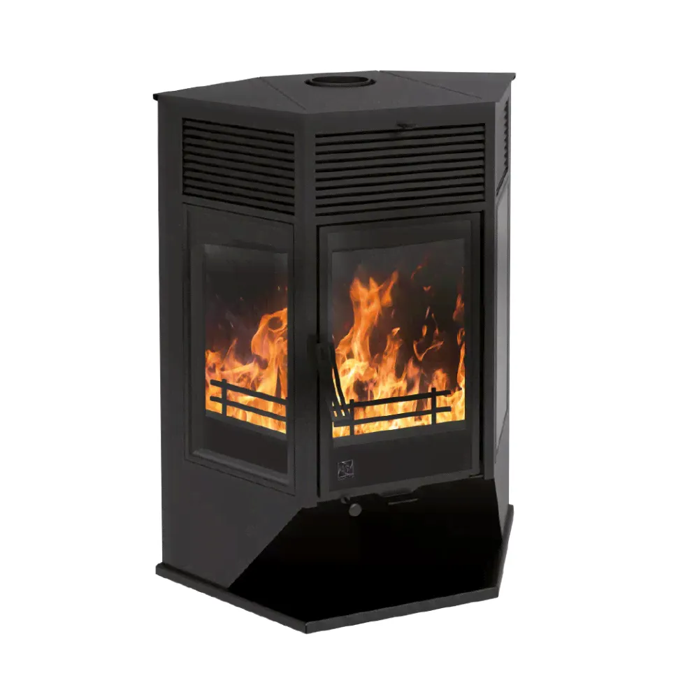 Печь-камин Березка Hors - 13 (Хорс) Black Stove, сталь+чугун (Березка) до 280 м3-1